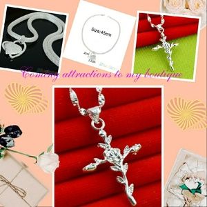 2 925 Sterling silver necklaces/cross has arrived